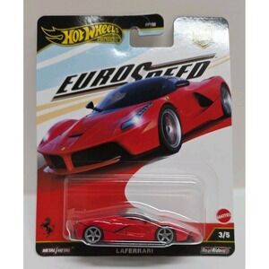 Hot Wheels 1 64 Premium Car Culture "Euro Speed" Ferrari LaFerrari Diecast Car‎